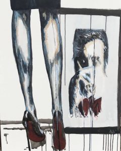 Legs at First Sight Original Artwork by Adriana Elena